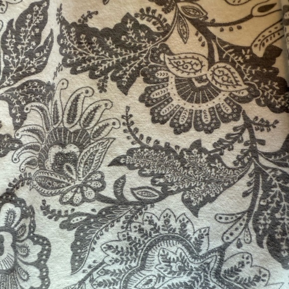 Vera Bradley Cream and Blue Cotton Blend Robe - Picture 5 of 6